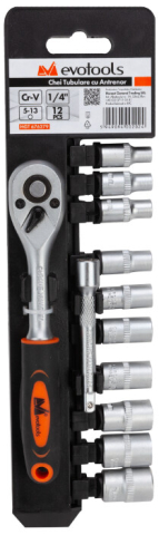 Chei Tubulare cu Antrenor 12 Pcs - Marime 5-13 mm [3]