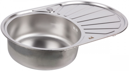 Sanitare - Chiuveta Inox Rotunda cu Picurator pentru Blat XL-836 - Dimensiuni chiuveta 760x460x170 mm