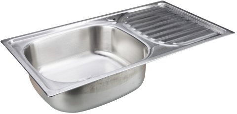 Chiuvete de bucatarie - Chiuveta Inox Satin cu Picurator pentru Blat - Dimensiuni chiuveta 760x430x170 mm