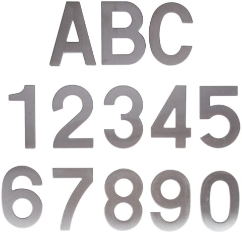 Accesorii pentru usi - Cifra Inox Autoadeziva H95 mm