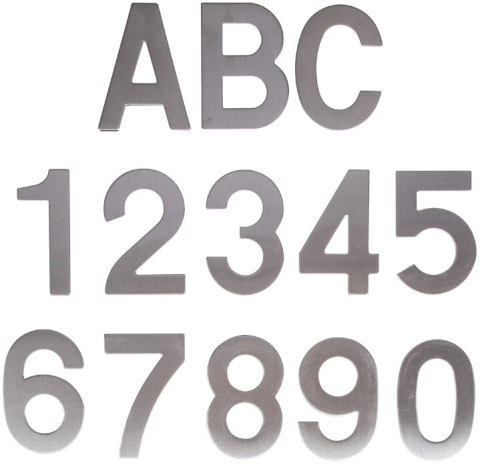 Cifra Inox Autoadeziva H95 mm [4]