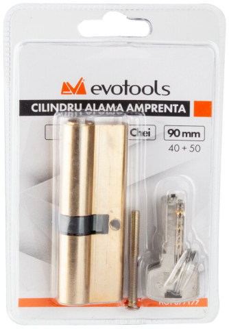 Cilindru Alama Amprenta EvoTools - Culoare Nichel Periat Tip Descentrat [1]