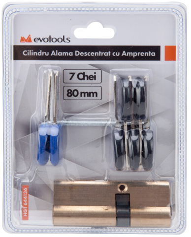Cilindru Alama Descentrat 7 Chei Amprenta EvoTools [1]