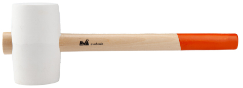 Ciocan Cauciuc Alb Coada Lemn [2]