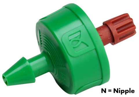 Ciuperca Picurare cu Compensator, no-drain, self-cleaning - Tip Conectare B [13]