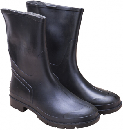 Cizme de cauciuc - Cizme din PVC Tip Bursuc Negre