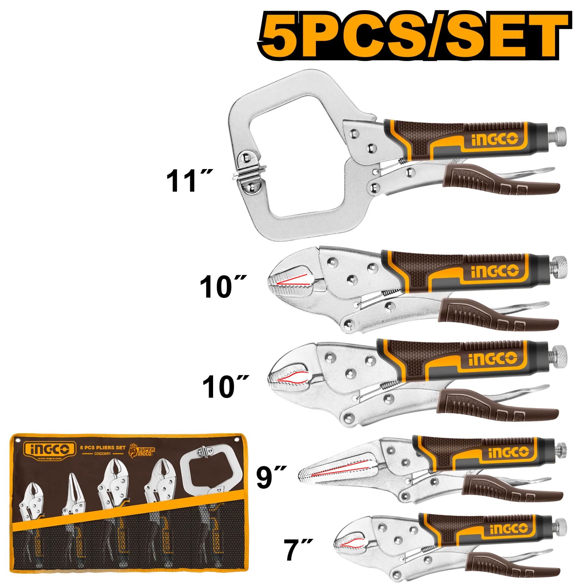 Scule & unelte - Clesti cu Autoblocaj Set 5buc