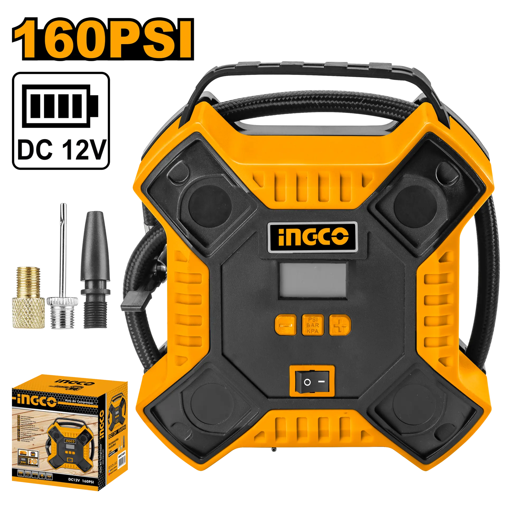Scule si accesorii auto - Compresor Auto 12V Profi + Accesorii