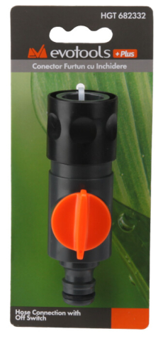 Pompe si sisteme de irigat - Conector Furtun cu Clapeta EvoTools +Plus