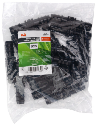Conector Linie Tub Picurare 1001 - Diametru 16 mm - 1 S20 [1]