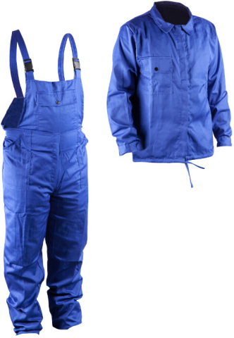 Echipamente de protectie - Costum Haina si Pantalon cu Pieptar Albastru