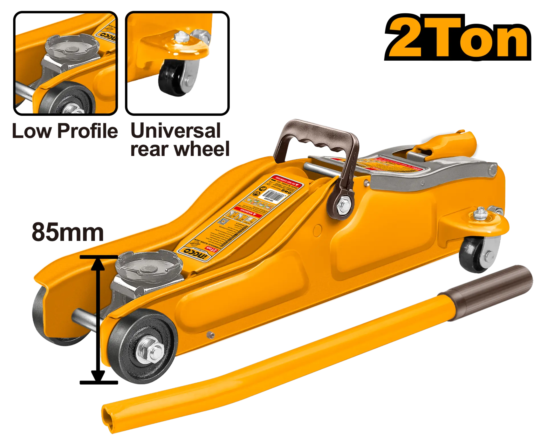 Cricuri auto - Cric Hidraulic 2T cu Garda Joasa