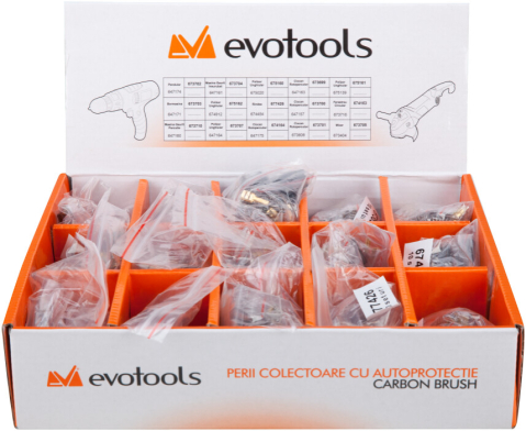 Scule & unelte - Cutie Perii Colectoare Autoprotectie EvoTools
