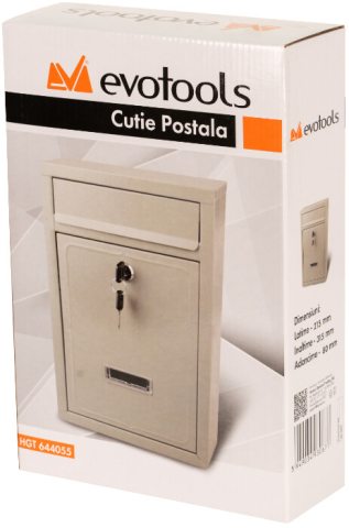 Cutie Postala 215x315x80 - Lungime cutie 215 mm Inaltime cutie 315 mm Latime cutie 80 mm [1]
