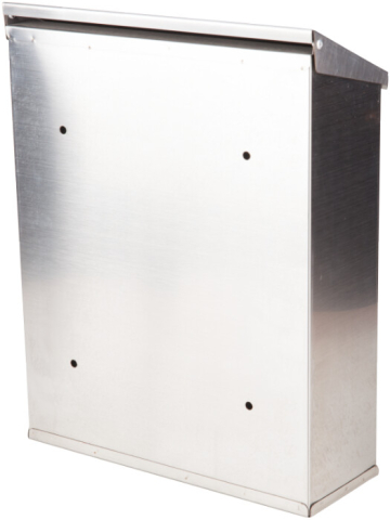 Cutie Postala Inox cu Capac - Lungime cutie 260 mm Inaltime cutie 335 mm Latime cutie 90 mm [1]