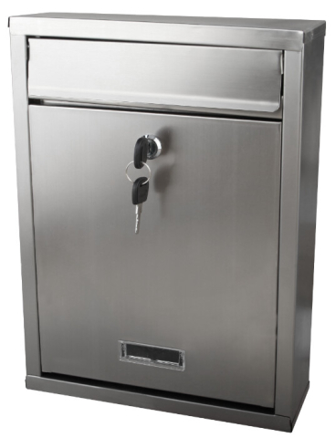 Diverse - Cutie Postala Inox - Lungime 260 mm Latime 80 mm Inaltime 350 mm