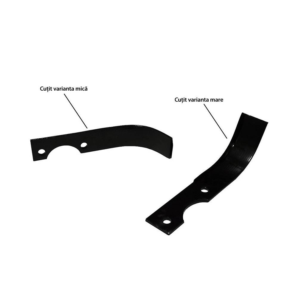 Cutit Freze Motocultor, Lungime 22 cm (Varianta Mare), Rotakt Pentru Motocultoarele Cu Putere Mai Mare De 9 CP [1]