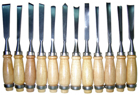 Accesorii & piese scule de mana - Dalta Lemn Sculptura 12 Pcs