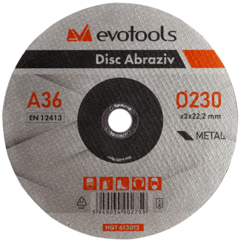 Discuri abrazive debitat - taiat - Disc Abraziv A36 EvoTools