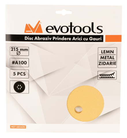 Disc Abraziv Prindere Arici cu Gauri EvoTools [3]