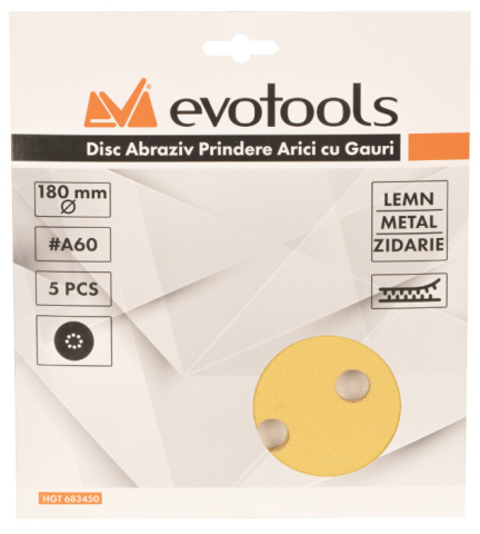 Disc Abraziv Prindere Arici cu Gauri EvoTools [1]