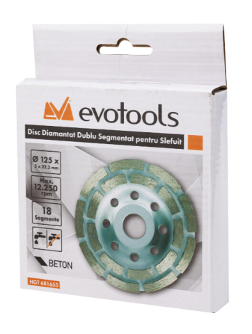 Disc Diamantat Dublu Segmentat pentru Slefuit Beton [1]
