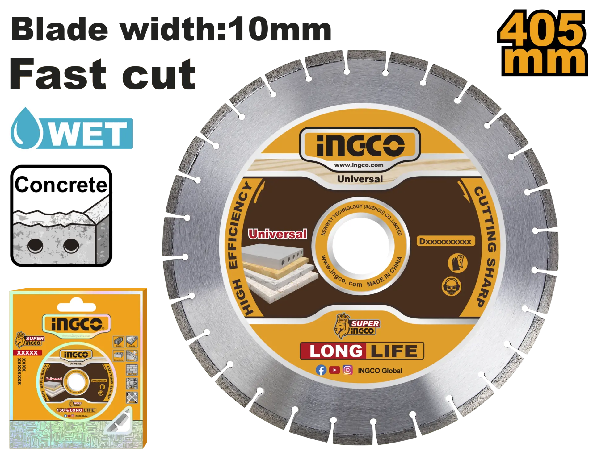 Scule & unelte - Disc Diamantat Segmentat 405x25.4mm
