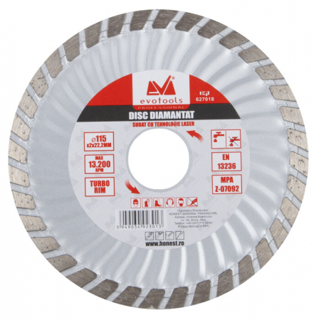 Discuri diamantate - Disc Diamantat Turbo ETP