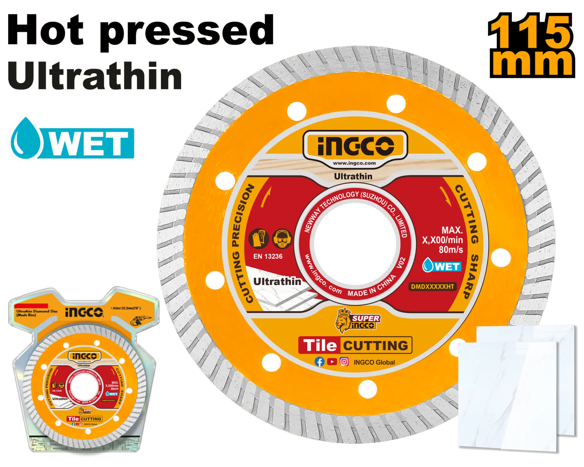 Accesorii scule si unelte electrice - Disc Diamantat Turbo Ultra Subtire Industrial