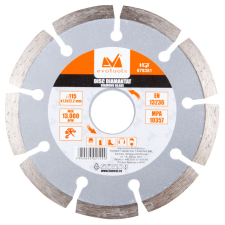 Discuri diamantate - Disc Diamantat Uscat 5262 ETS