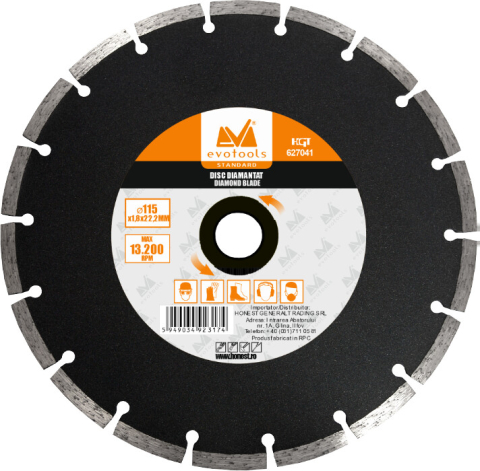 Discuri diamantate - Disc Diamantat Uscat Negru