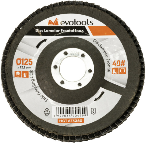 Discuri slefuit si polizat - Disc Lamelar Frontal Inox