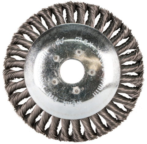 Perii de sarma circulare - Disc Motocoasa Toroane Metalice EvoTools