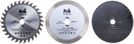 Discuri abrazive debitat - taiat - Discuri Mini Ferastrau Circular 3 Pcs - Diametru discuri 85 mm Cod produs 678257