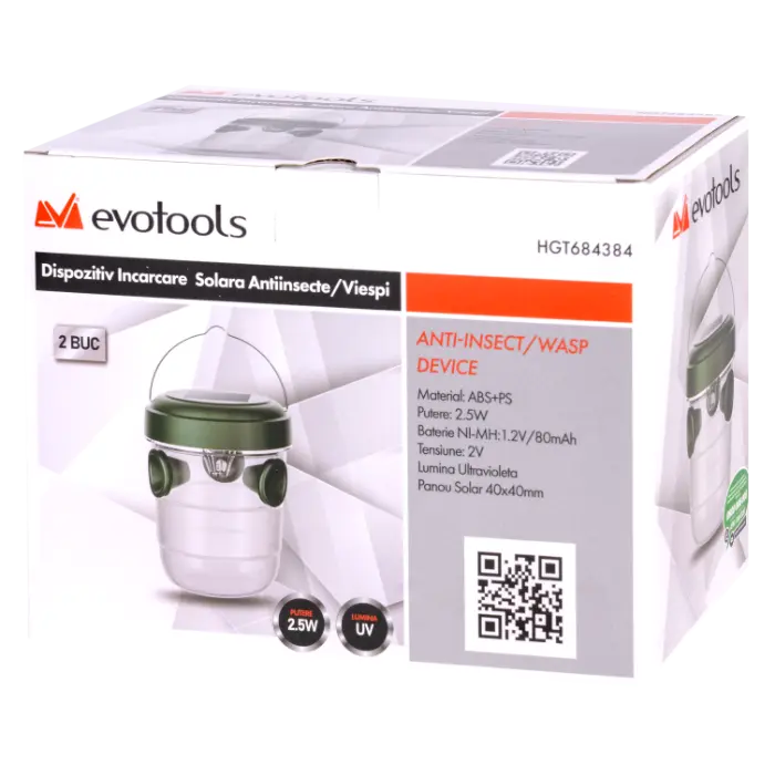 Dispozitiv Incarcare Solara Antiinsecte/Viespi EvoTools [1]