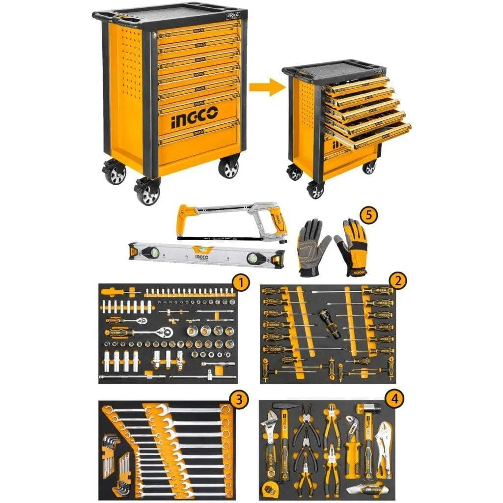Scule si accesorii auto - Dulap de Scule Profesional 162 piese