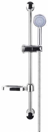 Baterii sanitare baie - Dus cu Suport Vertical 5 Functii - Lungime suport 590 mm Lungime furtun 1500 mm