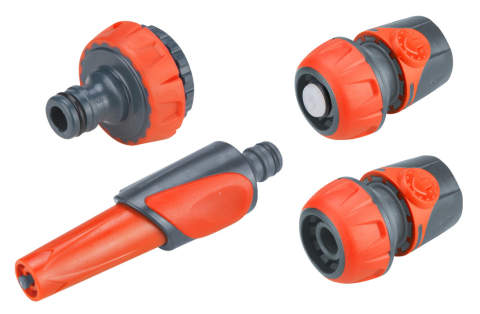 Gradina & gospodarie - Duza de Stropit Reglabila cu Accesorii PLUS - Diametru 3/4 inch