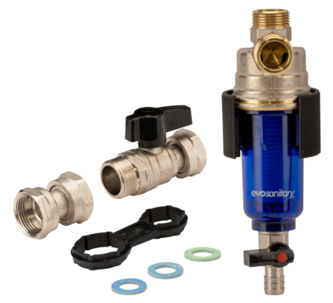 Filtru Antimagnetita cu Vas Transparent, Sita Inox si Purjare Evosanitary [2]