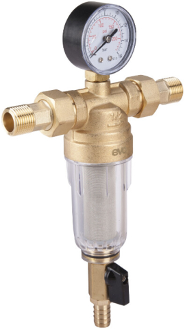Robineti, supape, sorburi si fitinguri - Filtru Impuritati cu Purjare si Holenderi FE-FE 1048