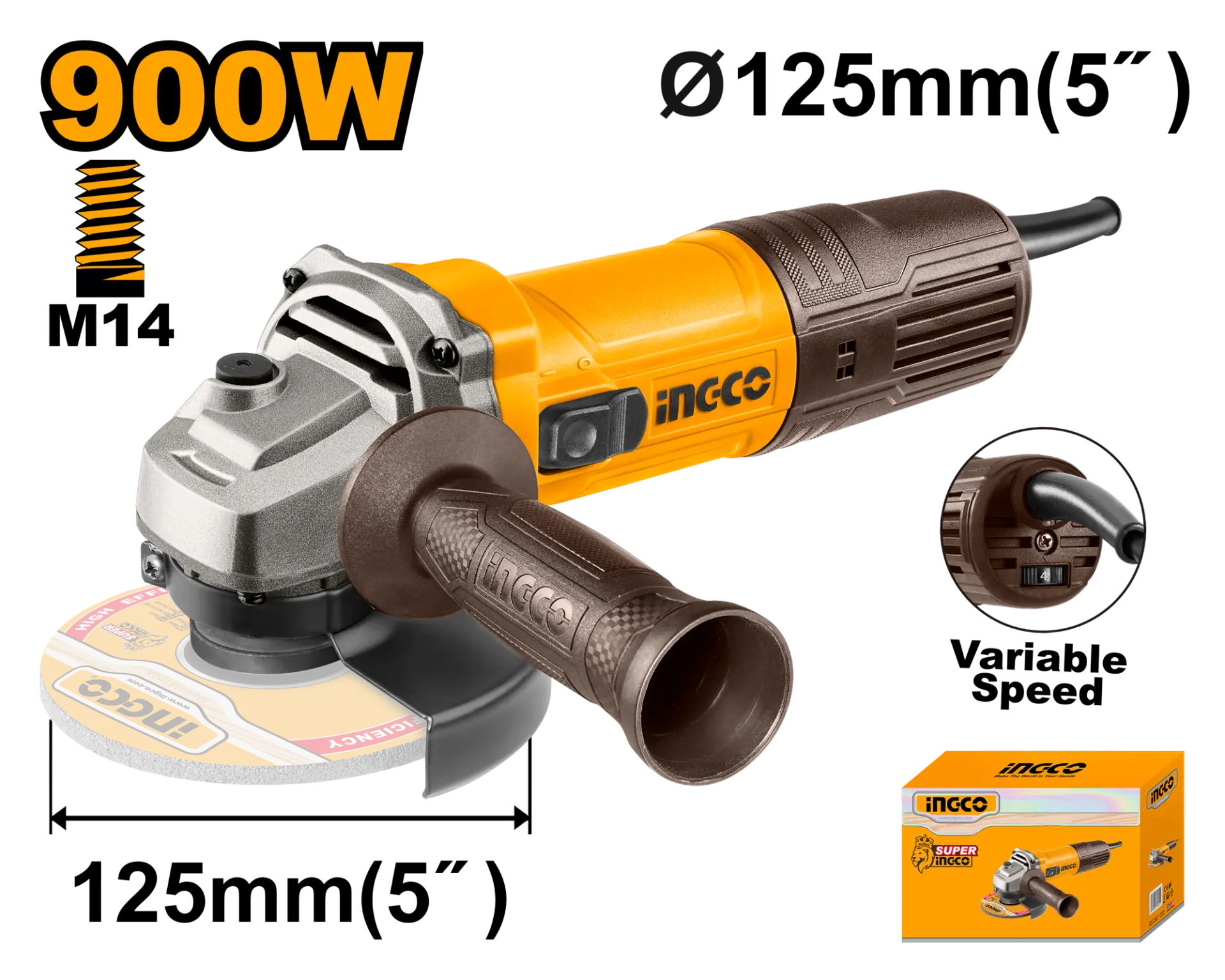 Scule & unelte - Flex/Polizor Unghiular 900W cu Turatie Reglabila