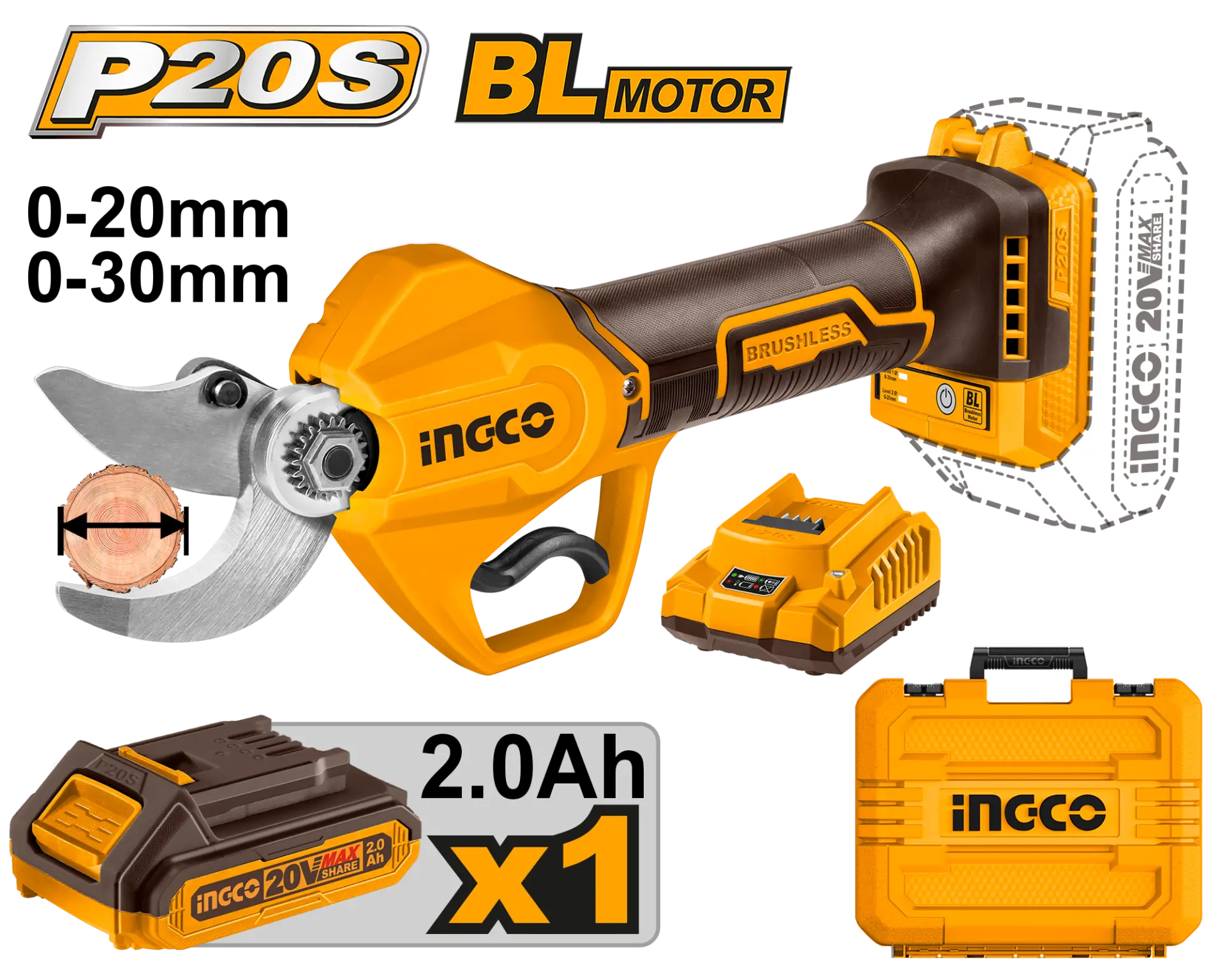 Foarfeca 20V cu Acumulator si Geanta [10]