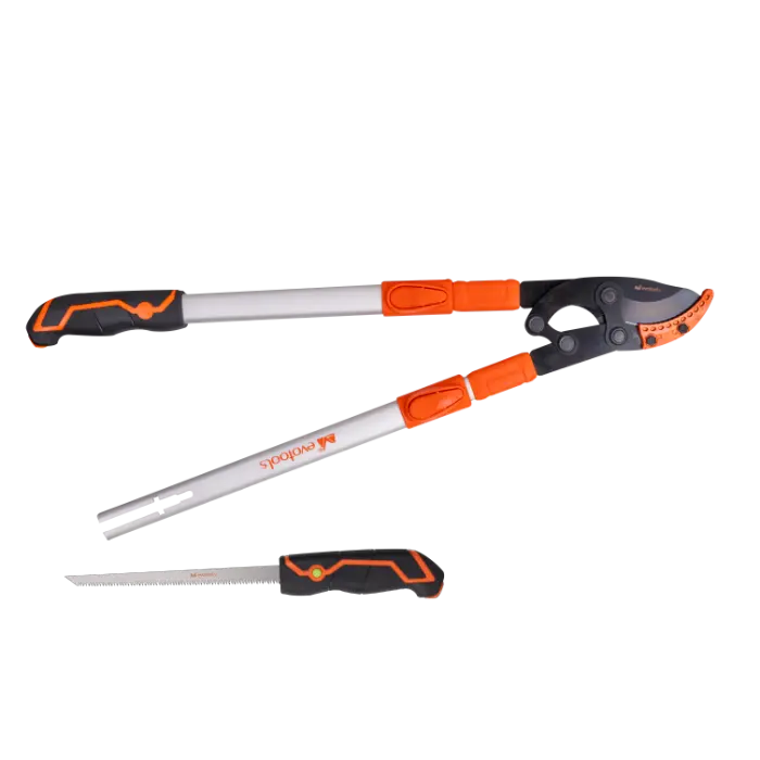 Foarfeca Crengi Tip Nicovala Manere Aluminiu Telescopice cu Ferastrau Crengi Integrat EvoTools [4]