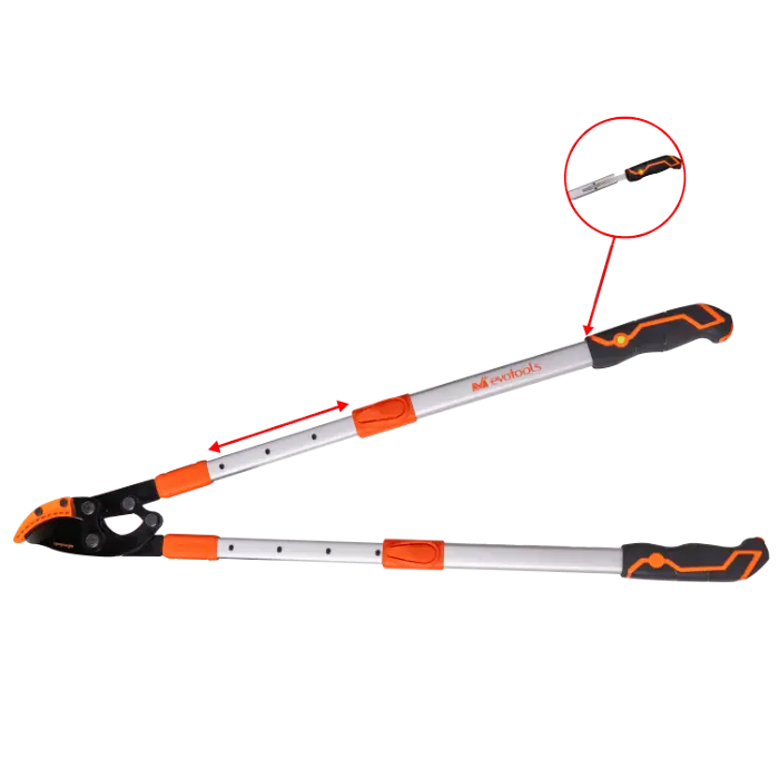 Foarfeca Crengi Tip Nicovala Manere Aluminiu Telescopice cu Ferastrau Crengi Integrat EvoTools [0]