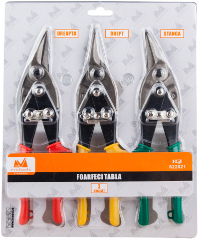 Foarfeci Tabla (3 piese) EvoTools - Lungime 250 mm [1]