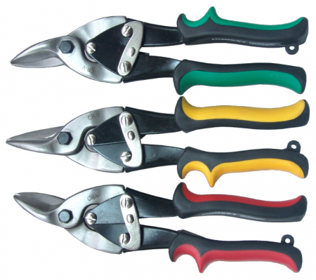 Clesti, patenti si foarfece - Foarfeci Tabla Profesionale 3 Pcs - Lungime 250 mm