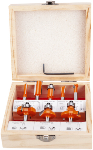 Freze alezoare - Freza Lemn 8 Pcs