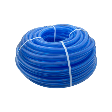 Pompe si sisteme de irigat - Furtun de gradina romanesc siliconat transparent diametru 1/2 inch, 50m