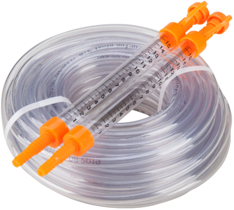 Instrumente si echipamente de masura - Furtun Nivel cu 2 Indicatori EvoTools - Diametru furtun 3/8 inch Lungime furtun M20 mm