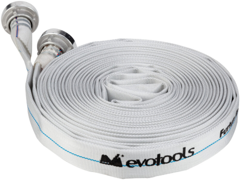 Pompe si sisteme de irigat - Furtun Refulare Flat Textil (20m + 2 Cuple Storz) EvoTools